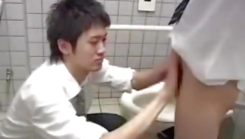 Sexy babe fucked by a huge dildo