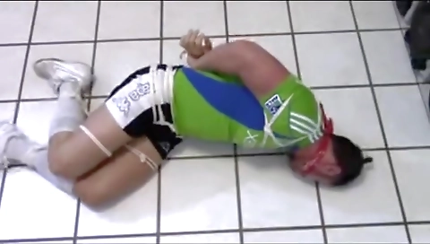 Sexy young blonde strips and masturbates