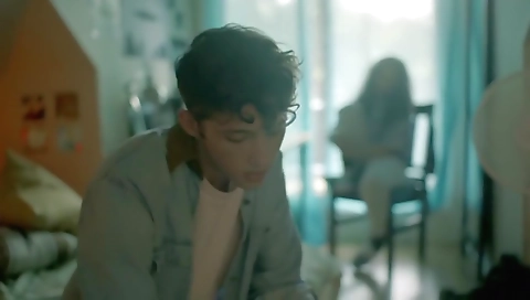 Hot slut rides on a huge cock