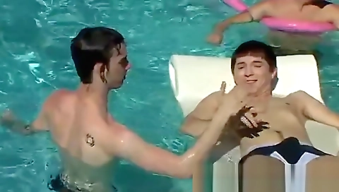 Hot blonde plays with her pussy