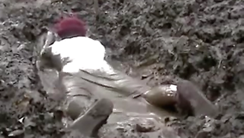 Sexy blonde babe fucked in the kitchen