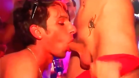 Shower starringky chick gets fucked by three guys