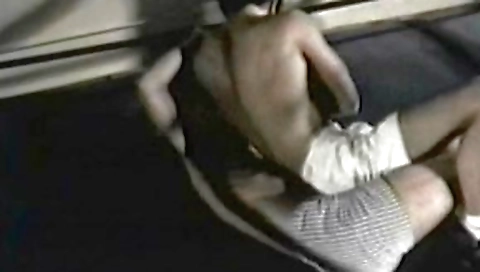 Beautiful brunette shows off her huge cock