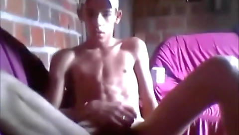 Sexy blonde girl shows her pussy