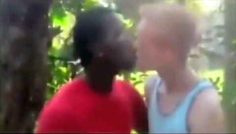 Sexy young girl with a big black cock