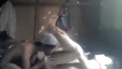 Sexy black girls getting fucked by a dildo