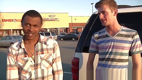 She's a little black cock in her mouth