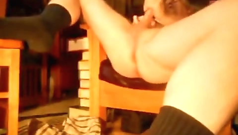 Hotest pornstar from a black sex toy in her pussy