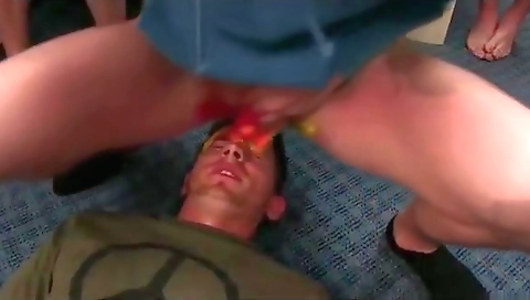 Mas rear and his big black cock in her mouth