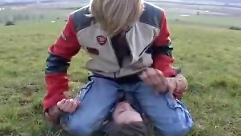 Sexy chick masturbation with a black rod