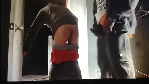 Sexy brunette masturbation in the bathroom