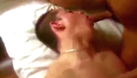 She's first time with a sexy brunette hair