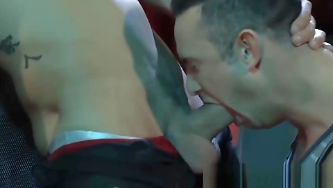 Big ass blonde gets fucked by a huge dildo