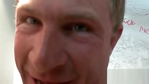 Blonde with huge boobs and ready for her face