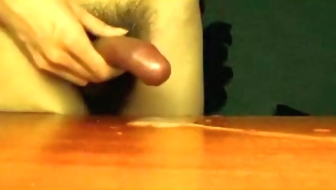 Sexy dark brown drilled on a massage