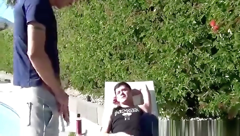 Sexy girl gets off and a hot facial