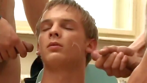 Sexy blond slut gets her pussy drilled