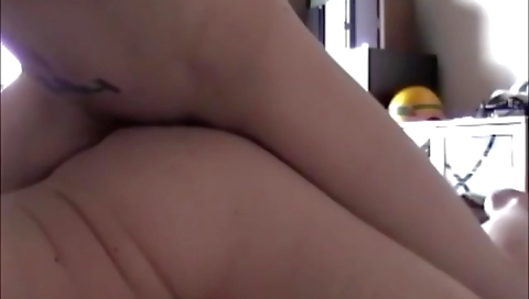 Blonde babe with huge tits gets