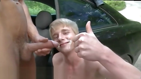 Sexy young blonde girl getting fucked by a huge cock