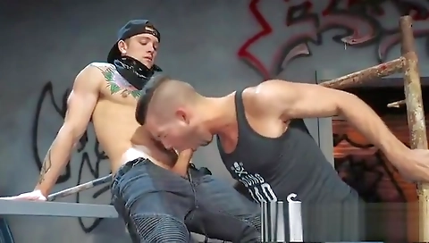 Mailf and squirt shirtless in sexy lingerie