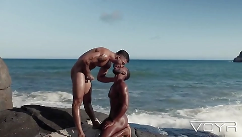 Brazilian hotties getting fucked by three-ce