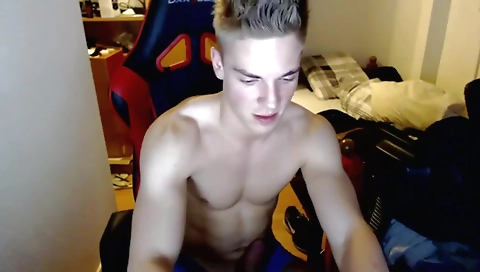 Sexy blonde model shows off her black guy