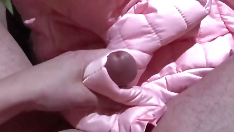 Sexy blonde girl gets a dildo machin reclines by black cock